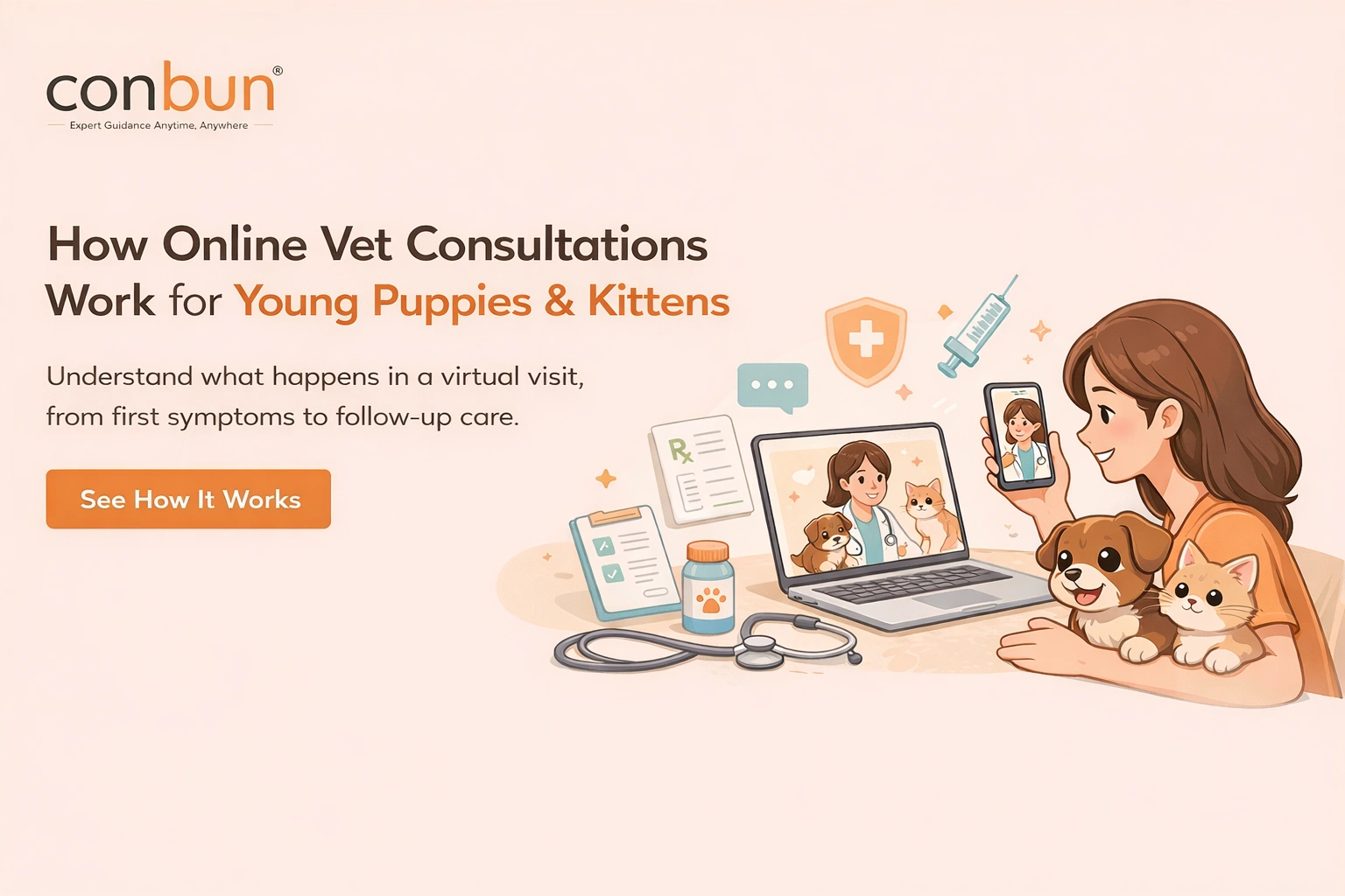 How Online Vet Consultations Work for Puppies & Kittens in India